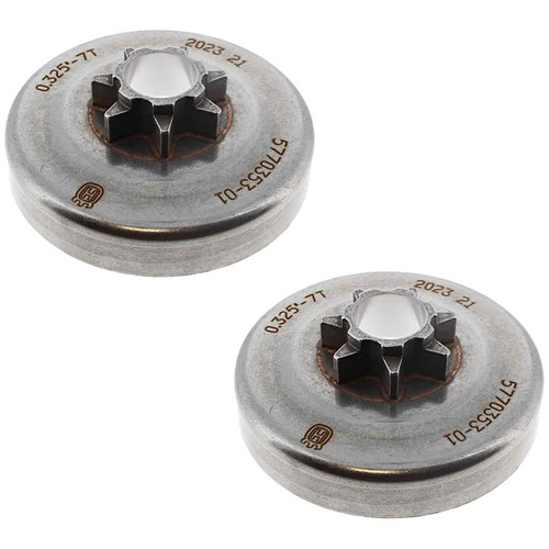 Husqvarna OEM CLUTCH DRUM ASSEMBLY SPUR .325 577035301 (2 Pack)