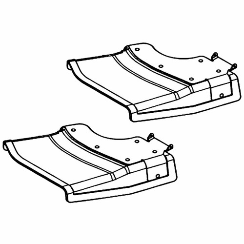 Husqvarna OEM DEFLECTOR ASSEMBLY 60" MPP 546316301 (2 Pack)