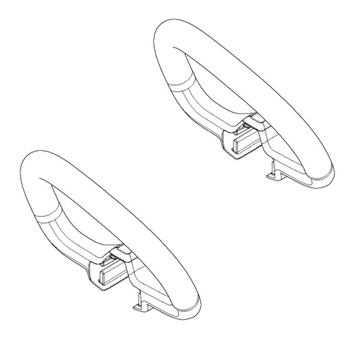 Husqvarna OEM FRONT HANDLE 588755001 (2 Pack)