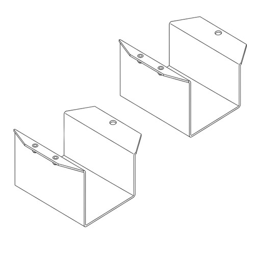 Husqvarna OEM GUARD.MUFFLER.WO.TOW.HITCHX431 587451202 (2 Pack)