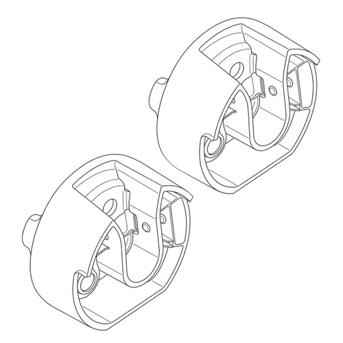 Husqvarna OEM HAND GUARD BATTERY CHAINSAW IN 594919801 (2 Pack)