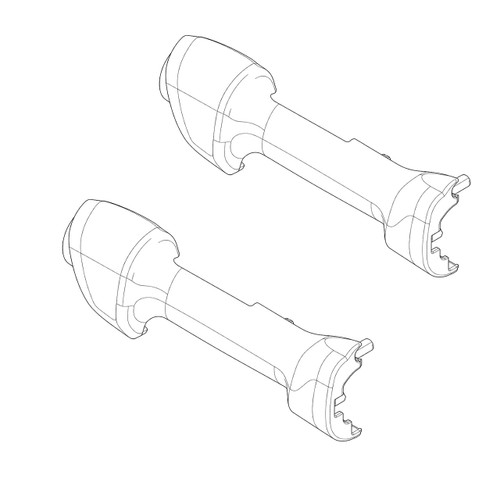 Husqvarna OEM HANDLE HALF 544238502 (2 Pack)