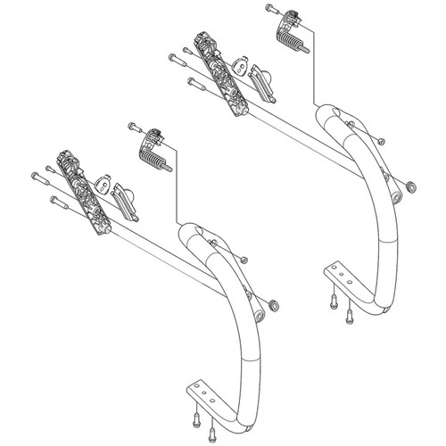 Husqvarna OEM HANDLE SYSTEM CONVERSION,HEAT 531028102 (2 Pack)