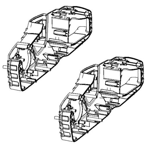 Husqvarna OEM HOUSING RIGHT ASSEMBLY 585566802 (2 Pack)