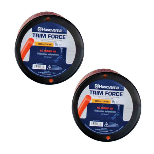 Husqvarna OEM HUS TRIMFORCE ROUND .095X1427' 529337014 (2 Pack)