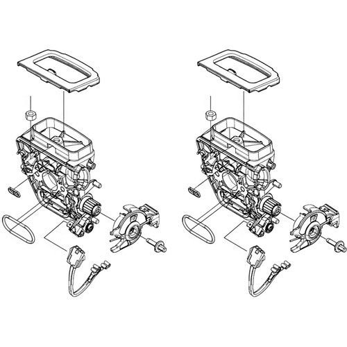 Husqvarna OEM INLET ELBOW HEATED SPARE PART 577419006 (2 Pack)