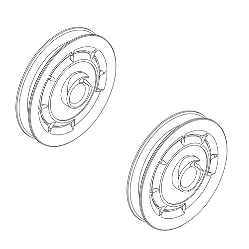 Husqvarna OEM STARTER PULLEY 596247701 (2 Pack)