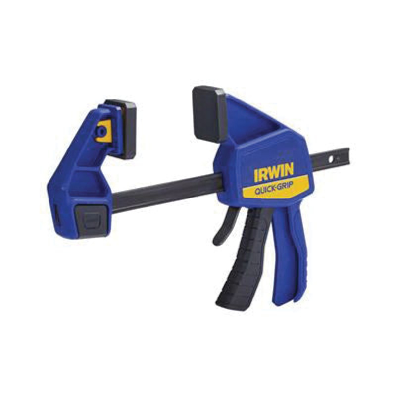 IRWIN QUICK-GRIP 1964719 Medium-Duty Bar Clamp, 7-7/8 to 25-3/8 in Clamping, 3-13/16 in D Throat, 300 lb Clamping