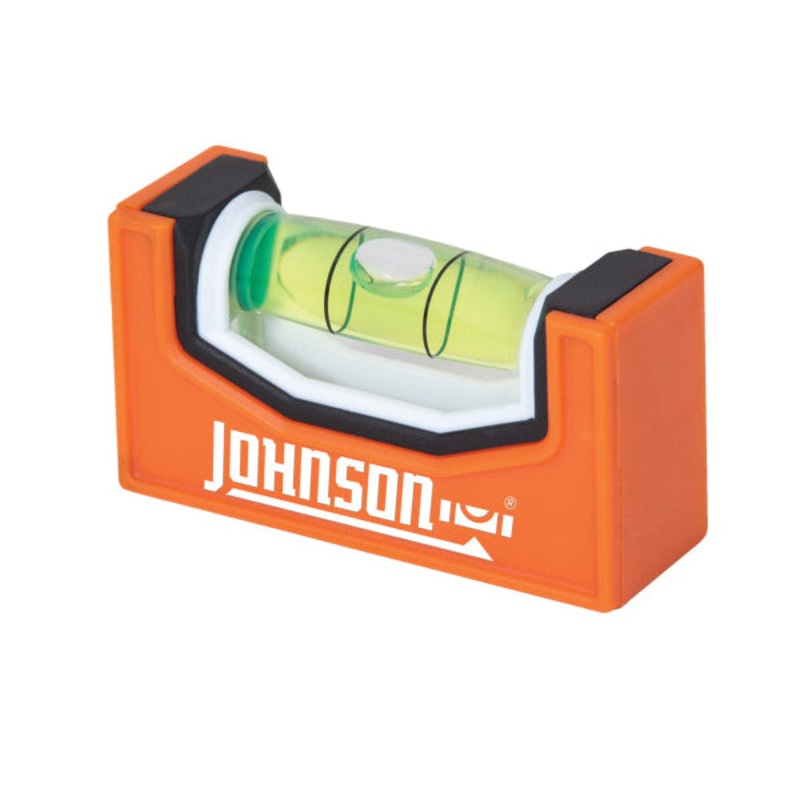 JOHNSON 1721P Magnetic Pocket Level, 1 -Vial, Oversized Curved Vial
