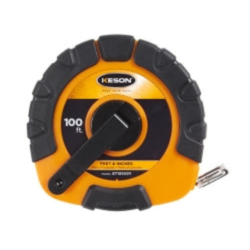 Keson 100ft Measuring Steel Tape w/Hook End | ST101003X