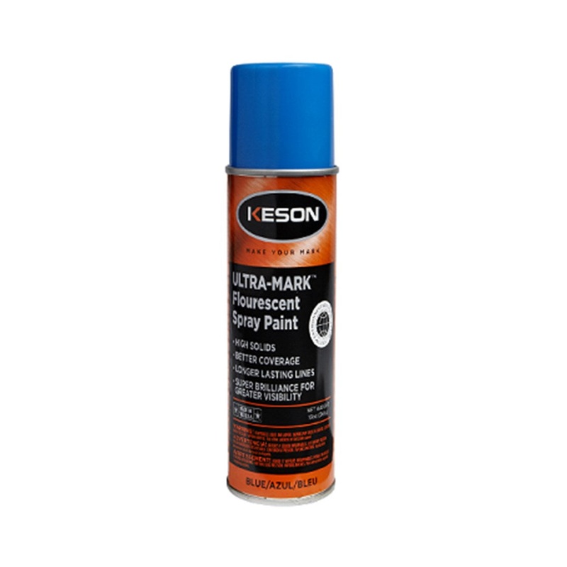 Keson 16 Oz. Ultra-Mark Upside Down Spray Paint (Box of 12) White