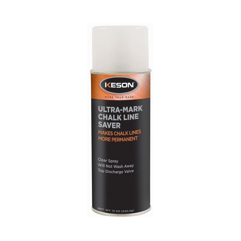 Keson Chalk Line Saver Clear Acrylic Spray Paint (12 per Case)