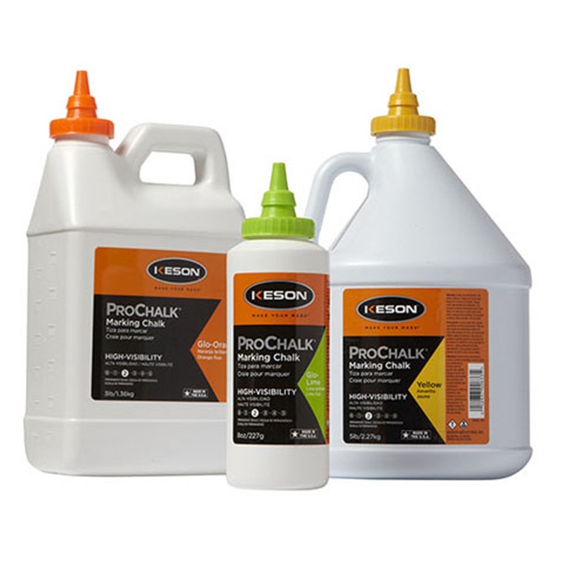 Keson ProChalk High Visibility Chalk Yellow
