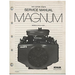 Kohler Twin Cylinder Magnum Engine Repair Manual TP-2204-B