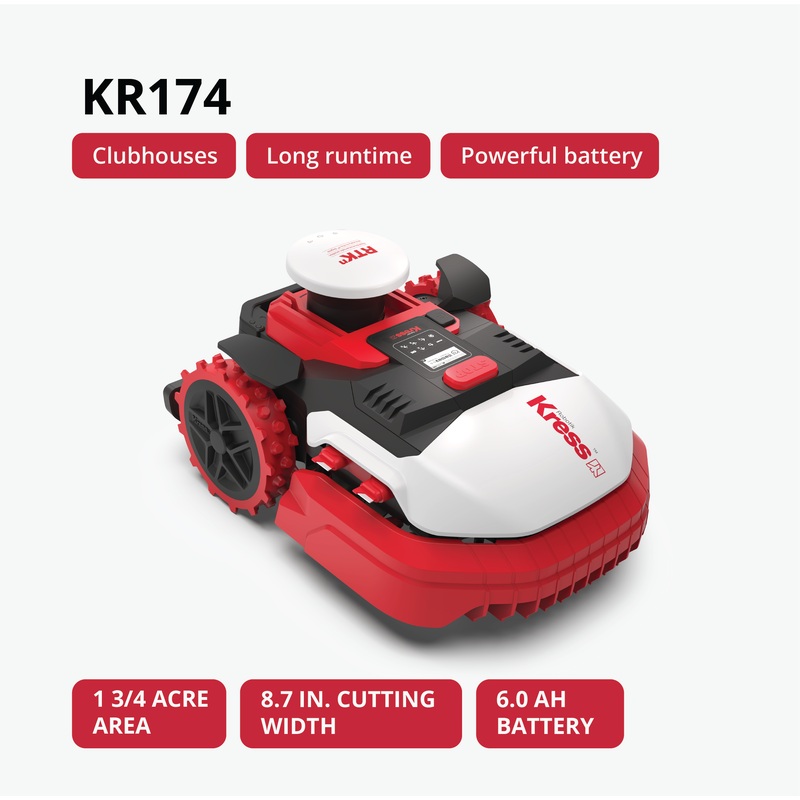 KR174 Kress RTK 1-acre robotic lawn mower