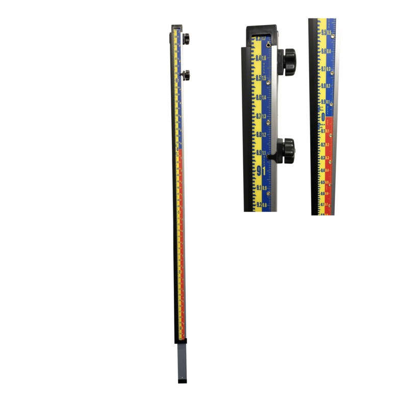 LaserLine 10' Direct Elevation Reading Rod with Cut/Fill Graduations (Feet) | GR1000