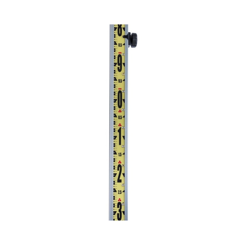 LaserLine Metric Direct Reading Grade Rod - Optical 5m