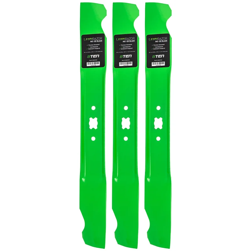 LawnRAZOR High Lift Blade For ACE MTD Mastercraft 942-0640 742-0640 OEM-742-0640 490-100-M115 | 3-PACK