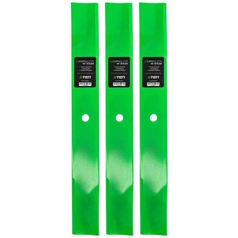 LawnRAZOR High Lift Blade For Gravely Great Dane Scag 1520842 5020842 1520842S A48304 101733 | 3-PACK
