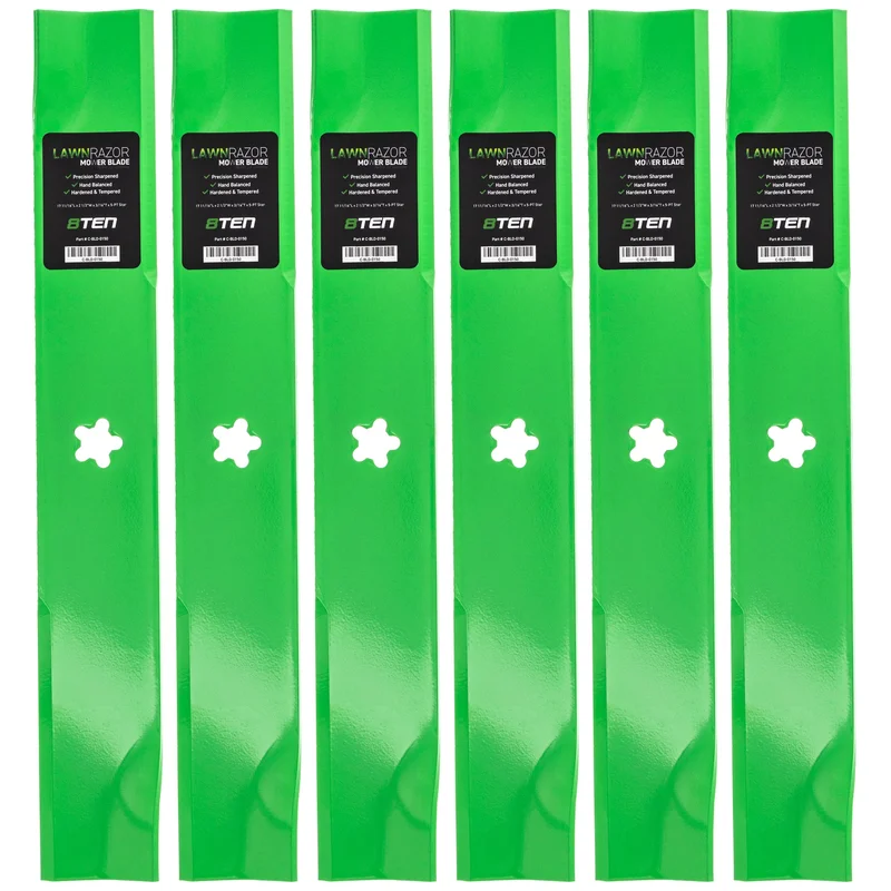 LawnRAZOR High Lift Blade For Husqvarna Jonsered 574870801 | 6-PACK