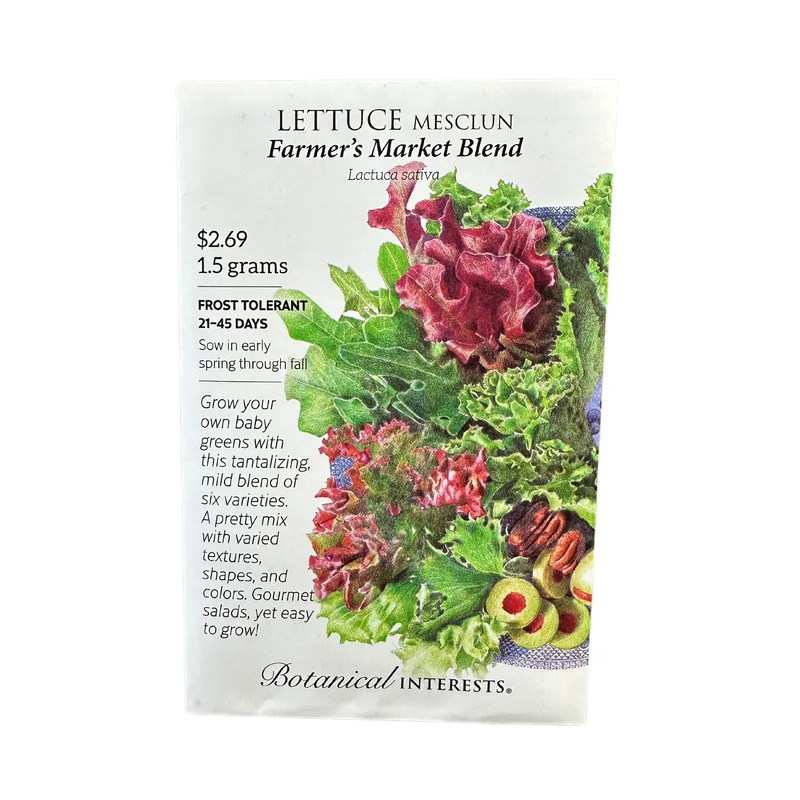 Lettuce Mesclun Farmer’s Market