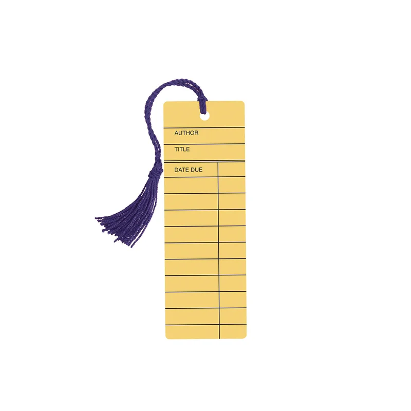 Library Card Bookmark