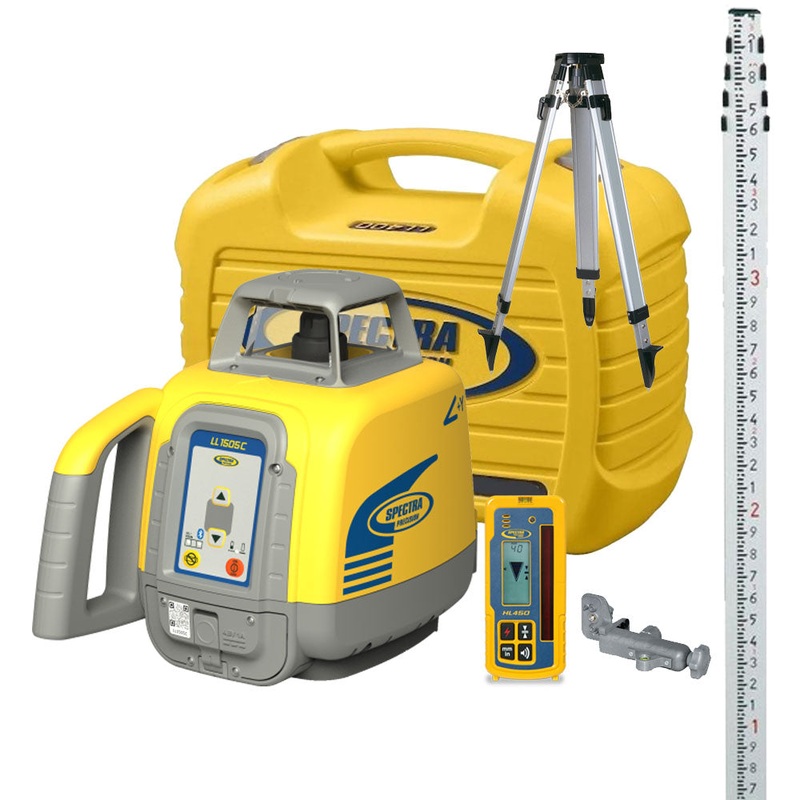 LL1505C Rotary Laser w/Tripod & Grade Rod