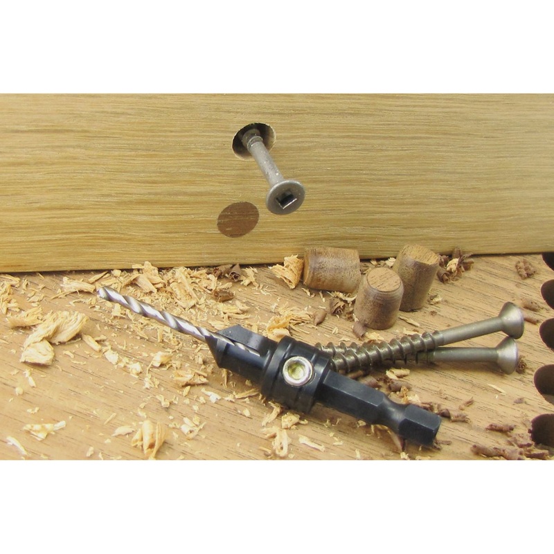 Make it Snappy Tools 43007 Drill Bit Countersink, 7/64 in Drill Bit, 82 deg Countersink, Hex Shank, High Speed Steel