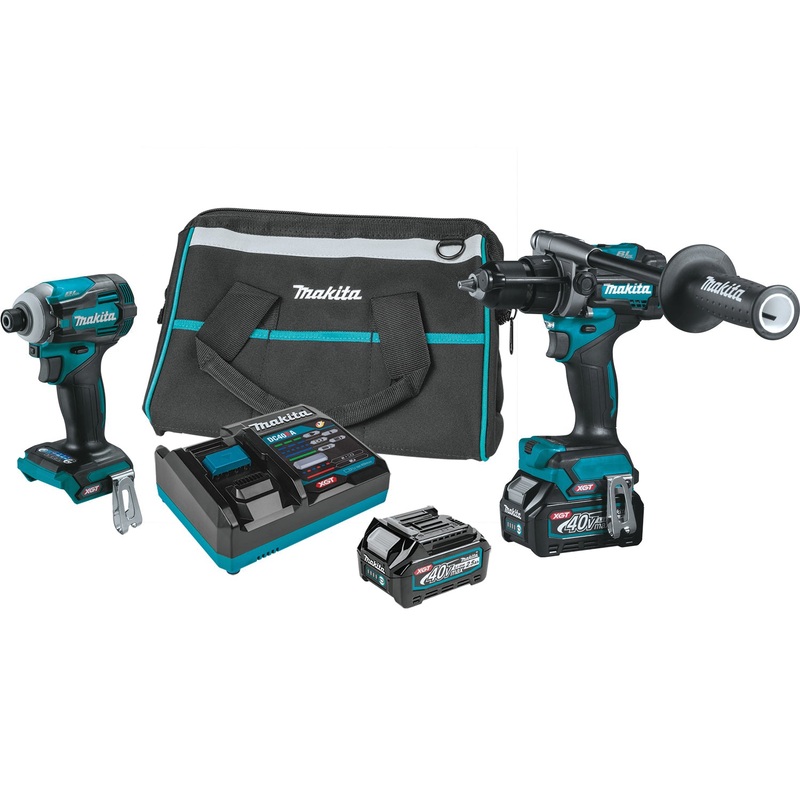 Makita 40V MAX* XGT GT200D Brushless Cordless Combo Kit, 40 V, 2 -Tool, 2 -Battery