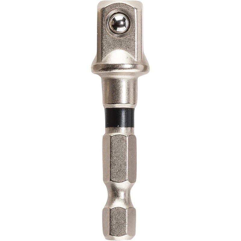 Makita Impact XPS E-01585 Socket Adapter, Impact Rated, Square Drive, 3/8 in Drive, 2 in OAL, Steel
