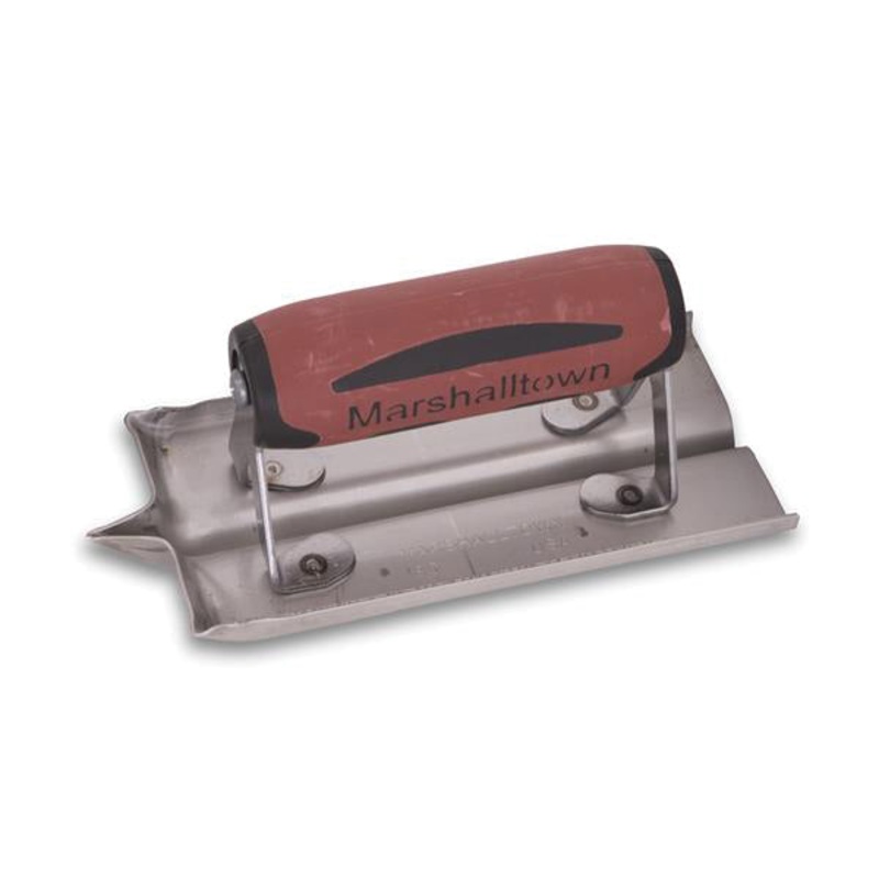 MARSHALLTOWN 180D Hand Groover, 3 in W Blade, 6 in L Blade, 1/4 in Radius, 1/2 in W Groove, 1/2 in D Groove