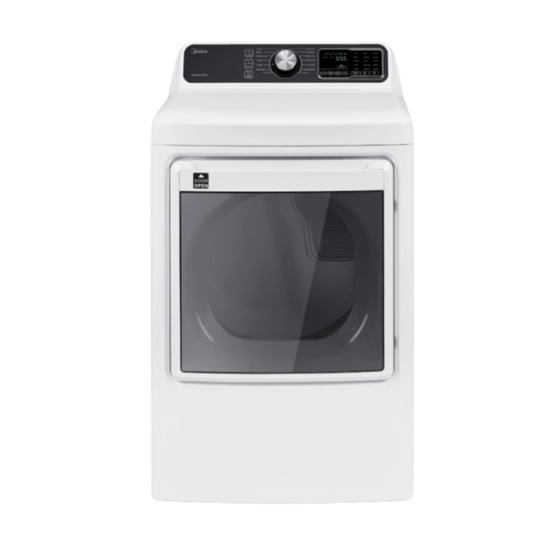 Midea 7.5-Cu. Feet Vented Gas Dryer (White )