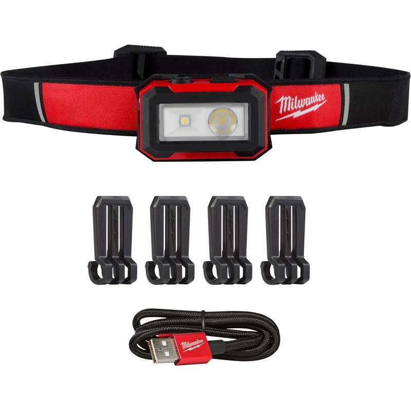 Milwaukee Rechargeable Magnetic Task Light, LED, 2 Foot Heavy Duty Cable, 0.51 lbs