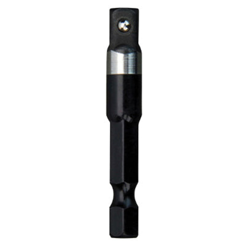 Milwaukee SHOCKWAVE 48-32-5030 Socket Adapter, Hex, Square Drive, 1/4 in Drive, 2 in OAL, Steel