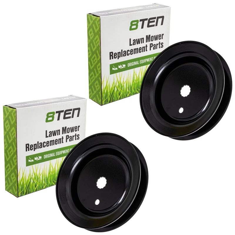 Mower Deck Pulley Set For Columbia White Outdoor Huskee 756-1188 80-91-045 8091045 7561188 | 2-PACK