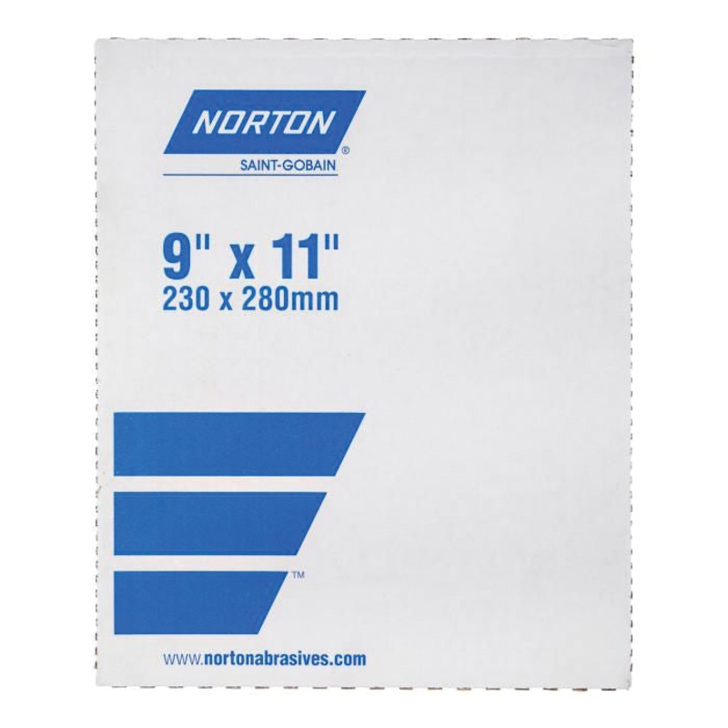 Norton ProSand A259PS Series 07660768171 Abrasive Sheet, 11 in L, 9 in W, 150 Grit, Aluminum Oxide Abrasive, Best Tier