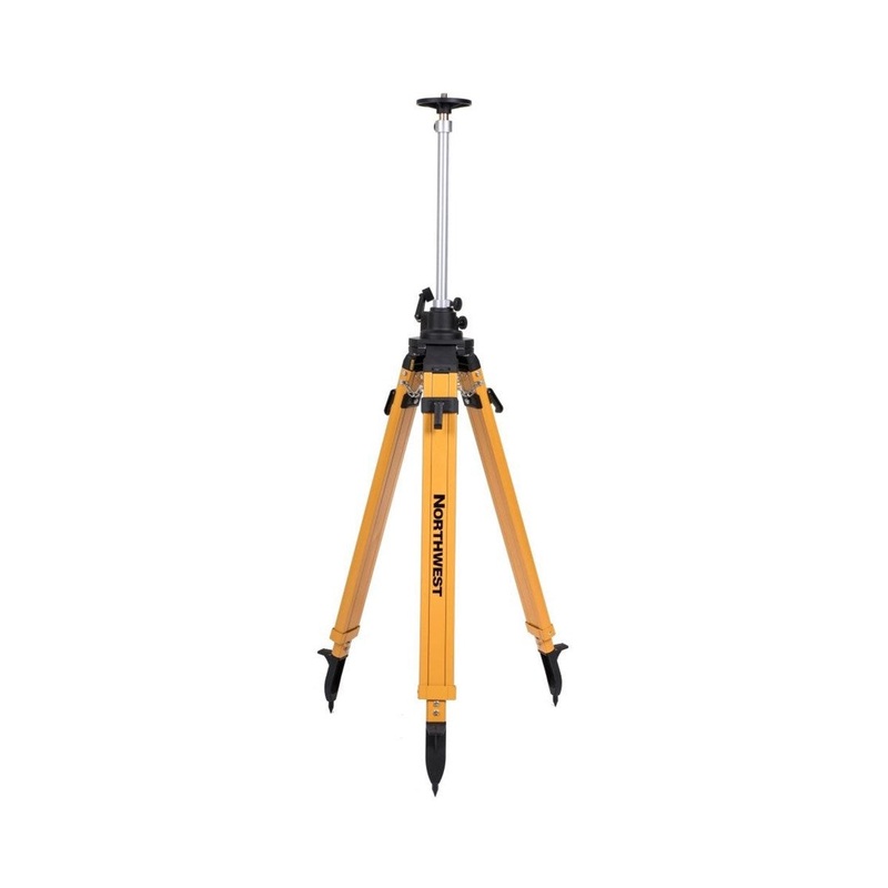 NWI Heavy-Duty Aluminum Survey Tripod w/9 ft Elevator Column | NAT96