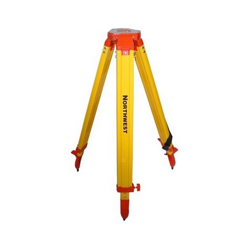 NWI Powder-Coated Flat Head Aluminum Survey Tripod w/Side Screws | NAT97