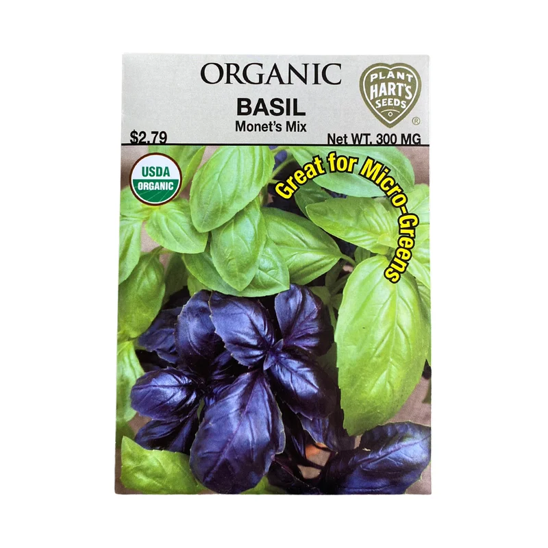 Organic Basil Monet’s Mix