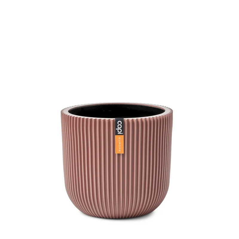 Planter ball Groove 17 x 15 Pink