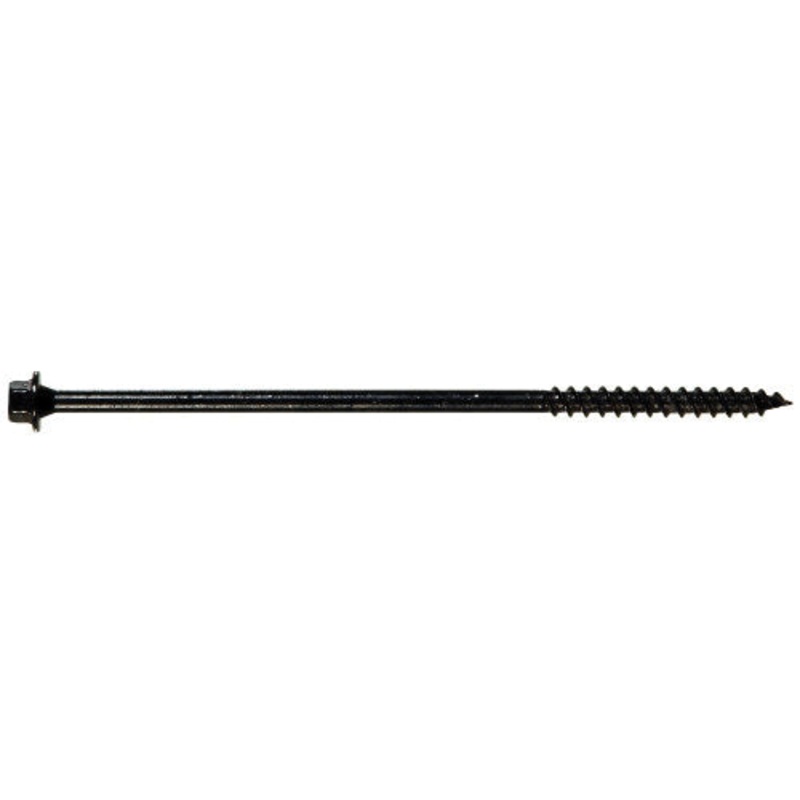 PowerPro 47986 Timber-Tite Landscape Screw, 1/4 in Thread, Coarse Thread, Hex Drive, Hex Washer Head, 2-1/2 in OAL