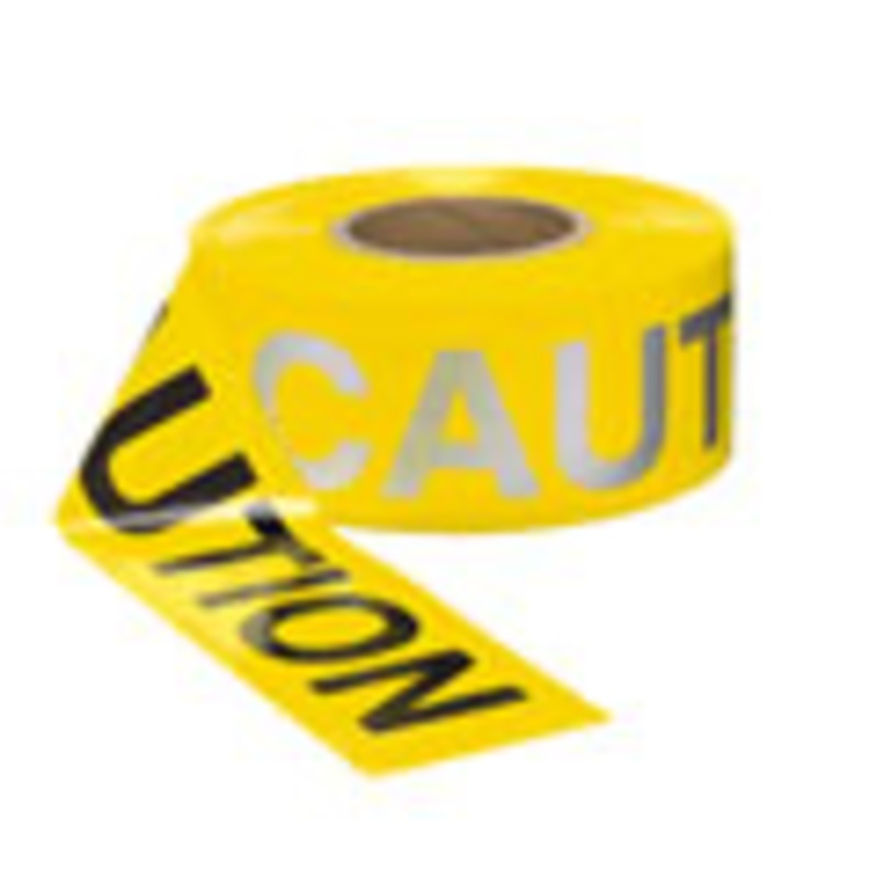 Presco 1000 ft Yellow Day/Night "Caution" Barricade Tape | RB3102Y16