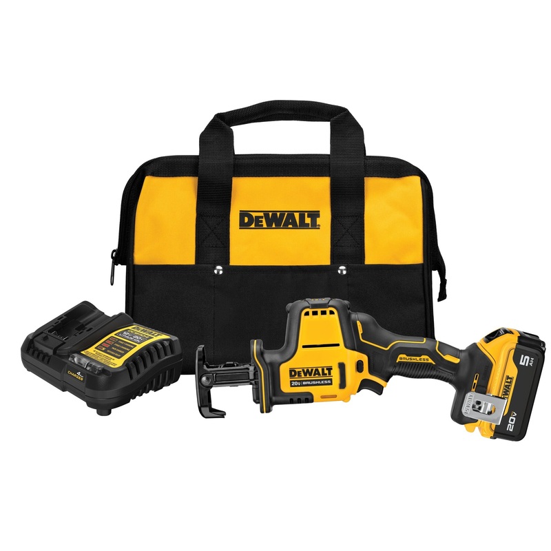 Reciprocating Saw 20V Atomic W/Battery 5.0 AH Dewalt