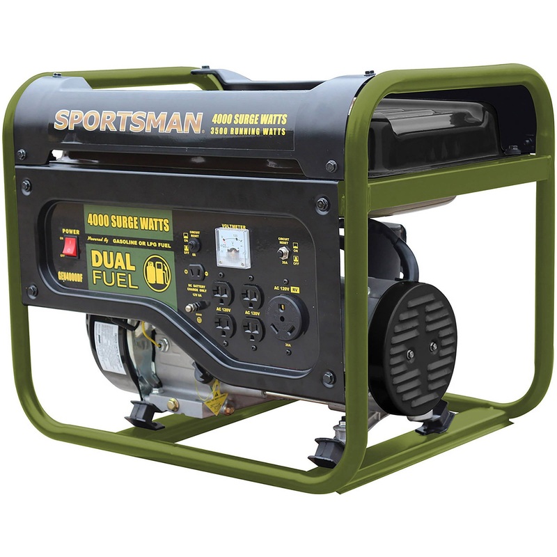 Restored Sportsman 4000W Dual-Fuel Generator (Refurbished)