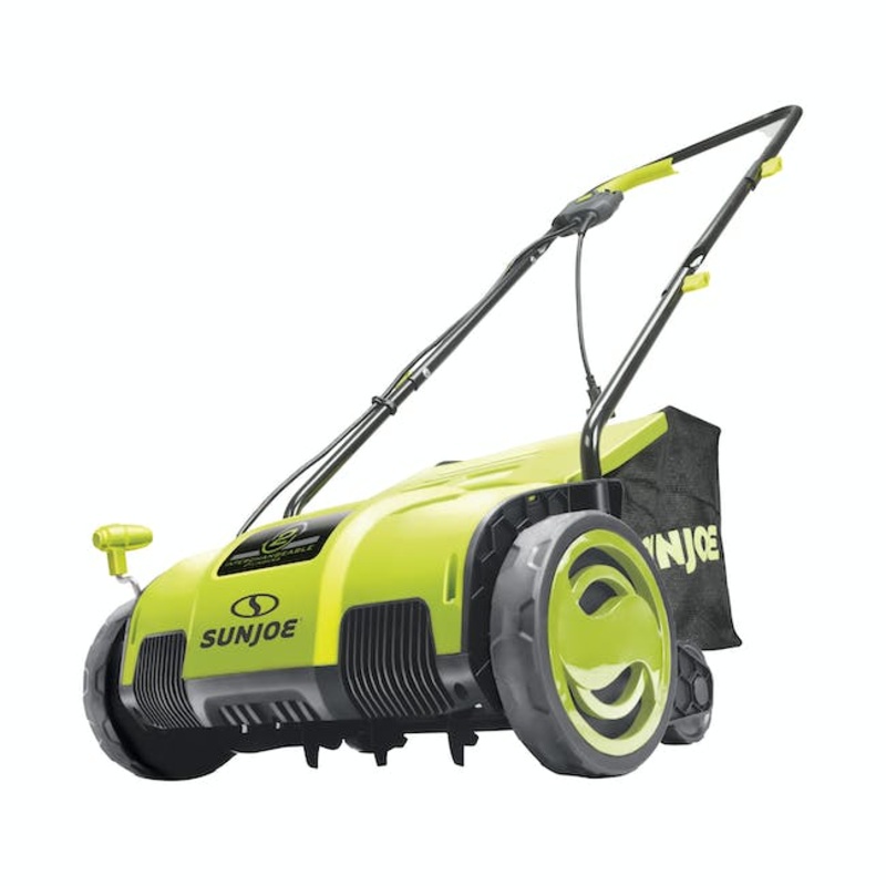 Restored Sun Joe AJ798E-RM Electric Lawn Dethatcher | 13 inch | 12 Amp | AirBoost Technology (Refurbished)