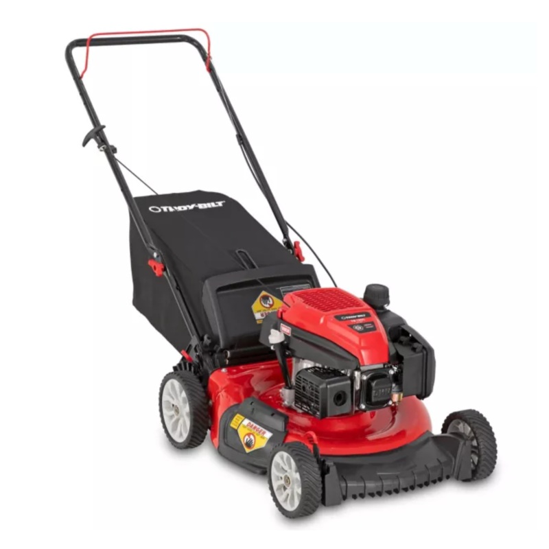 Restored Troy-Bilt TB120C | 21in 163cc Walk Behind Push Mower | 3-in-1 Deck (Refurbished)