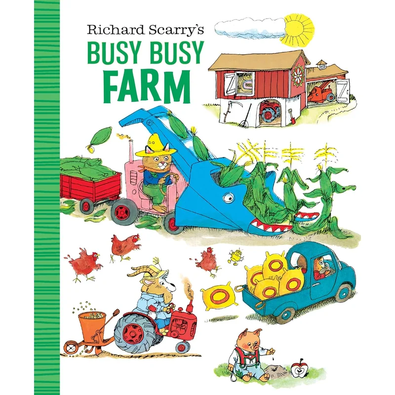 Richard Scarry’s Busy Busy Farm (Board Book) by Richard Scarry