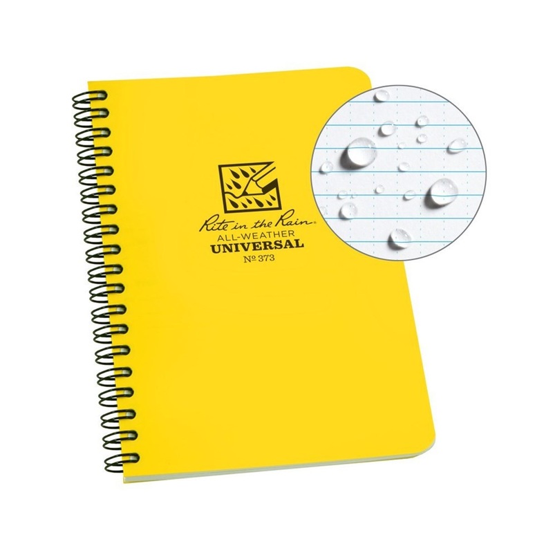 Rite In The Rain Side Spiral Universal Notebook Yellow