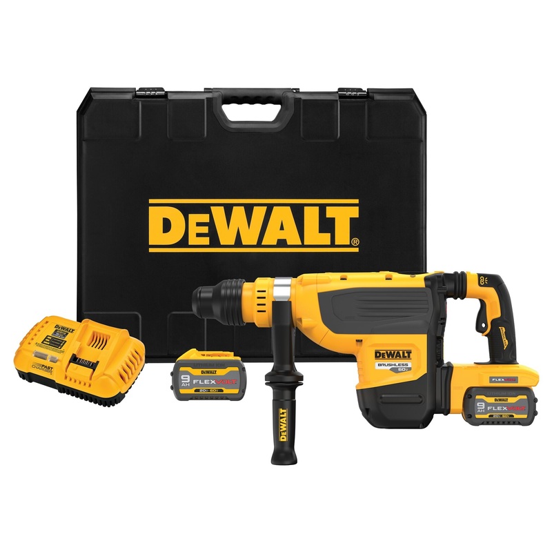 Rotary Hammer 1-7/8 SDS Max 60V W/(2) Bat 9.0 AH FlexVolt Dewalt