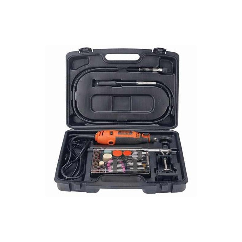 Rotary Tool 1/8” 180W W/113PC. Black and Decker